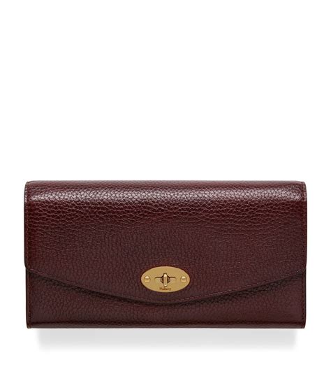 mulberry leather wallet.